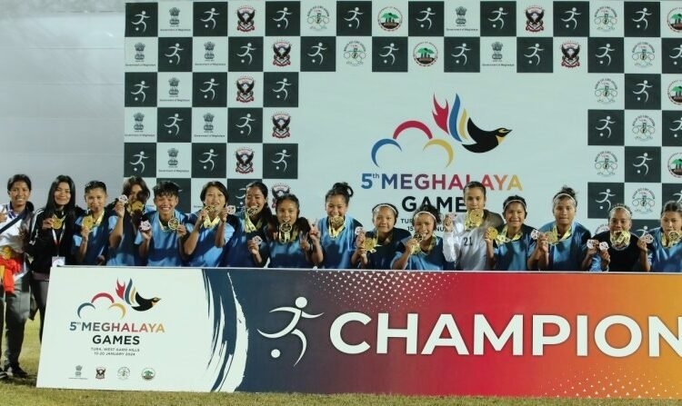 Ri-Bhoi win double gold in football; SWKH, WGH clinch gold in volleyball