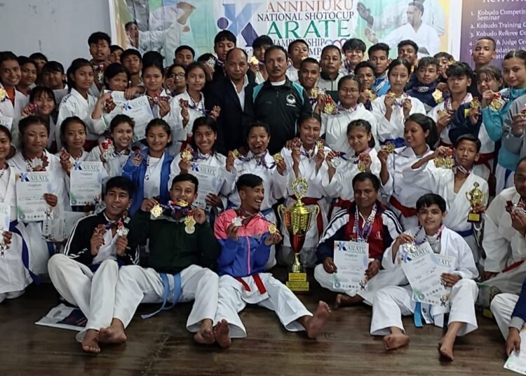 Meghalaya crowned overall champs at National Shoto Cup