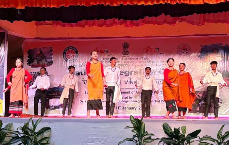 NSS volunteers represent Meghalaya at national integration camp