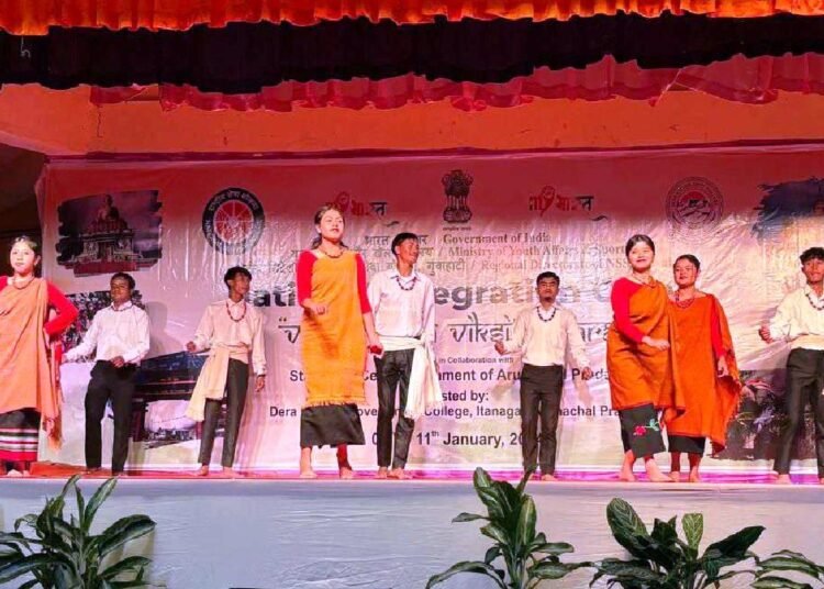 NSS volunteers represent Meghalaya at national integration camp