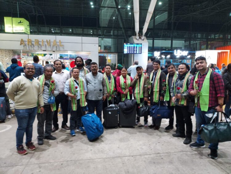 Journalists from Meghalaya on a 4 day tour to Odisha
