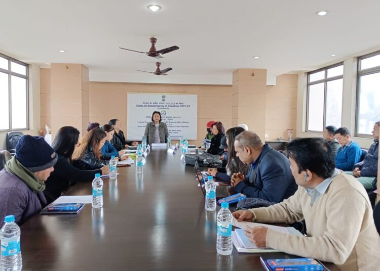 One day camp on Annual Survey of Industries held in Umiam 
