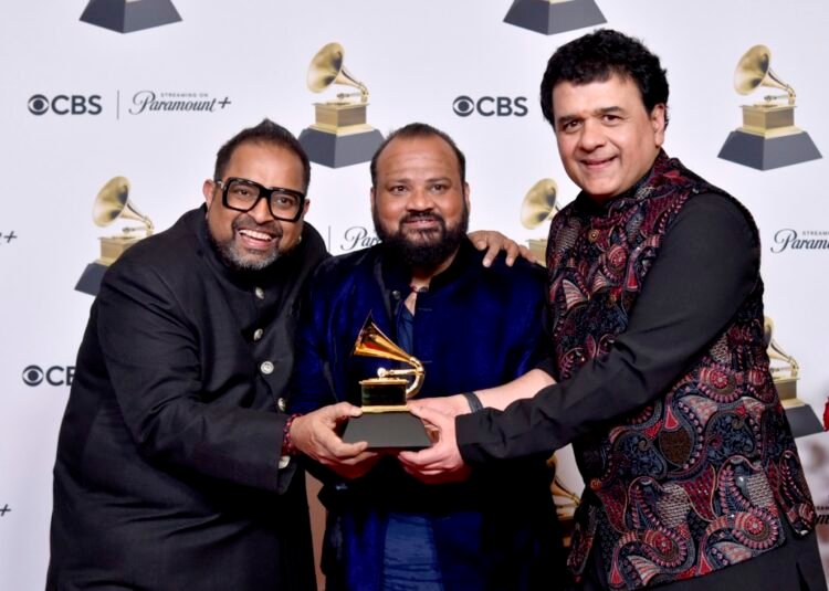 Five Indians bag Grammy, Zakir Hussain gets three