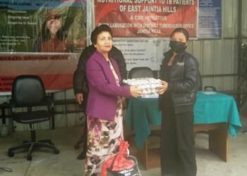 Food baskets distributed to TB patients in Khliehriat