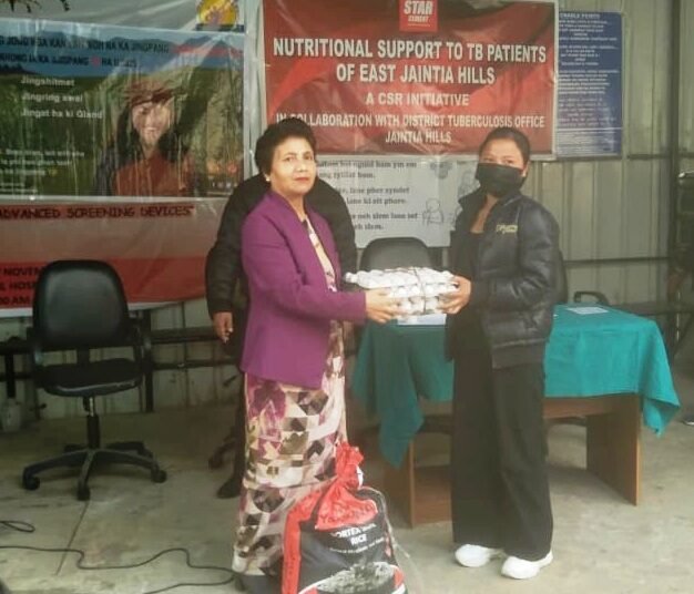 Food baskets distributed to TB patients in Khliehriat