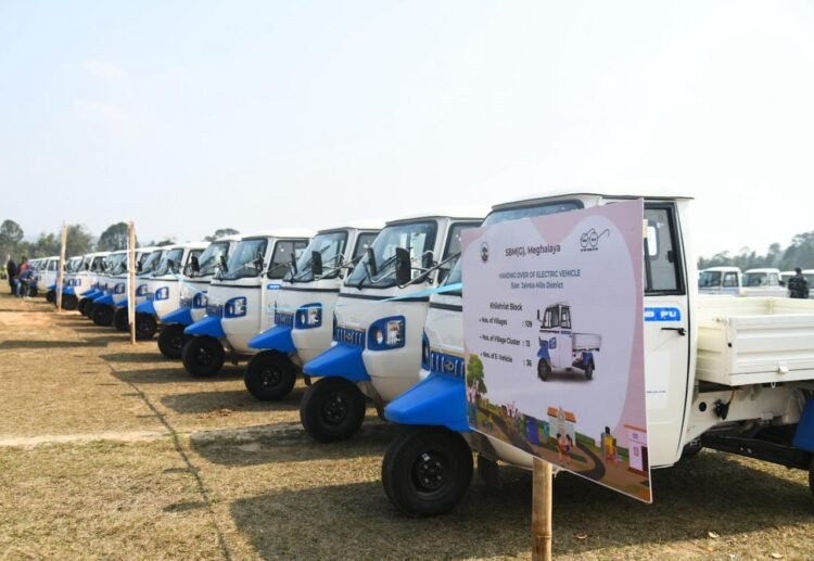 E-vehicles for waste collection launched in Ri-Bhoi