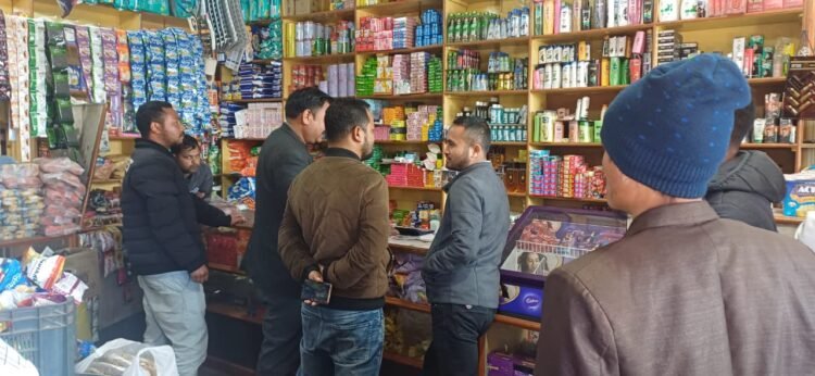 FKJGP Khliehriat circle conducts checking on non-tribal business establishments 