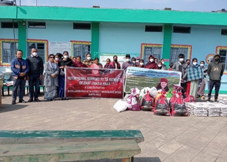 Food distributed to TB patients  