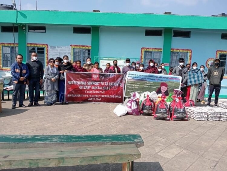 Food distributed to TB patients  