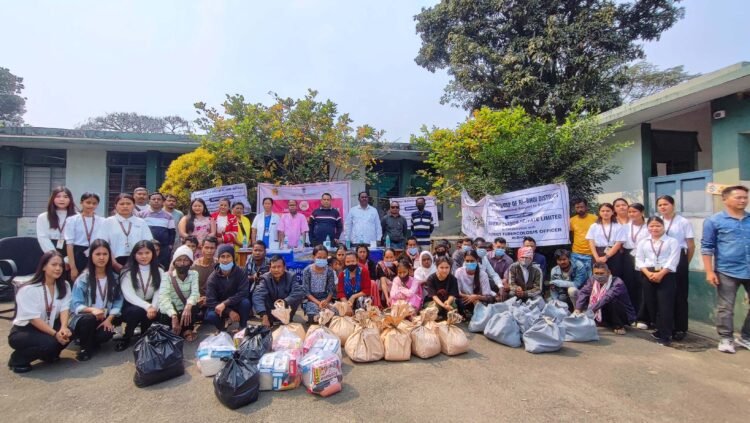 Sponsors distribute food baskets to TB patients