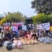 Sponsors distribute food baskets to TB patients