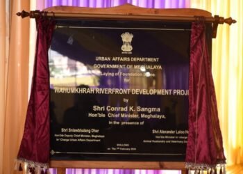 Govt starts riverfront development project for Wah Umkhrah