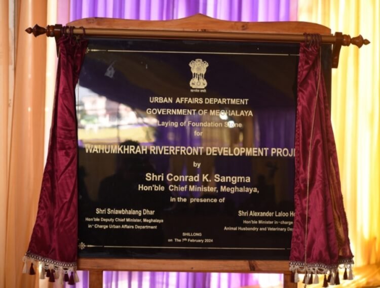 Govt starts riverfront development project for Wah Umkhrah