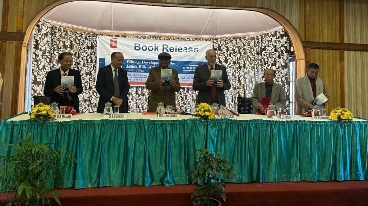 MP WR Khalukhi’s book on political devpt in Jaintia Hills released