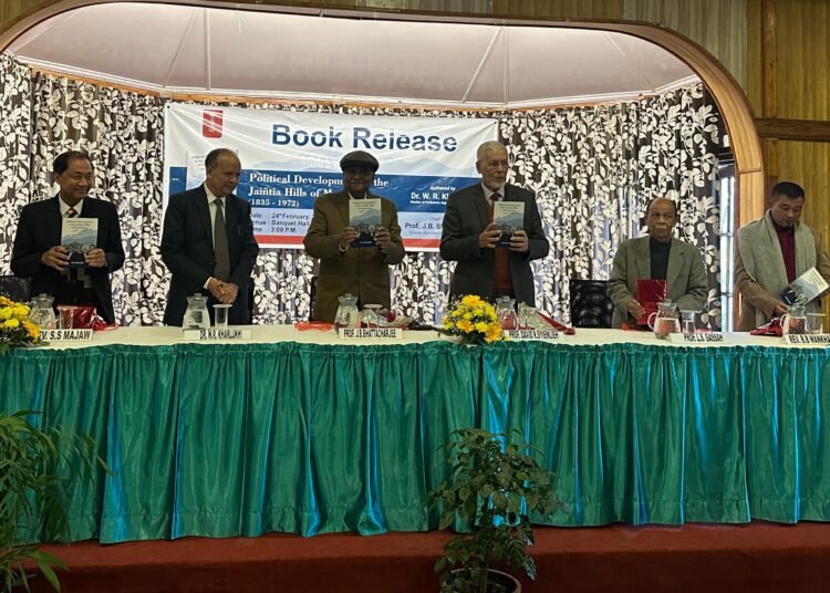 MP WR Khalukhi’s book on political devpt in Jaintia Hills released