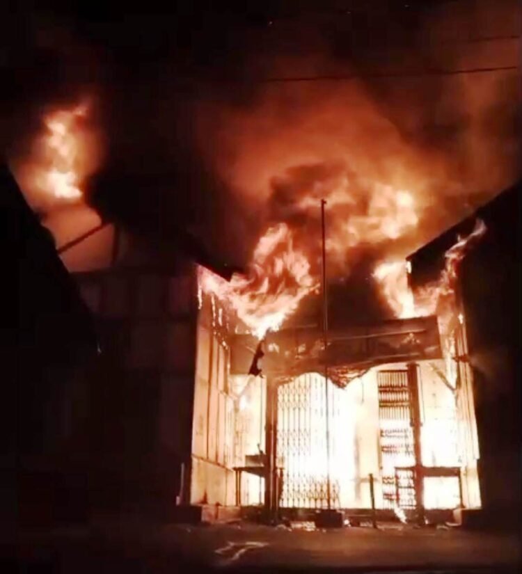 Fire engulfs over 110-year-old Shillong Bar Association building