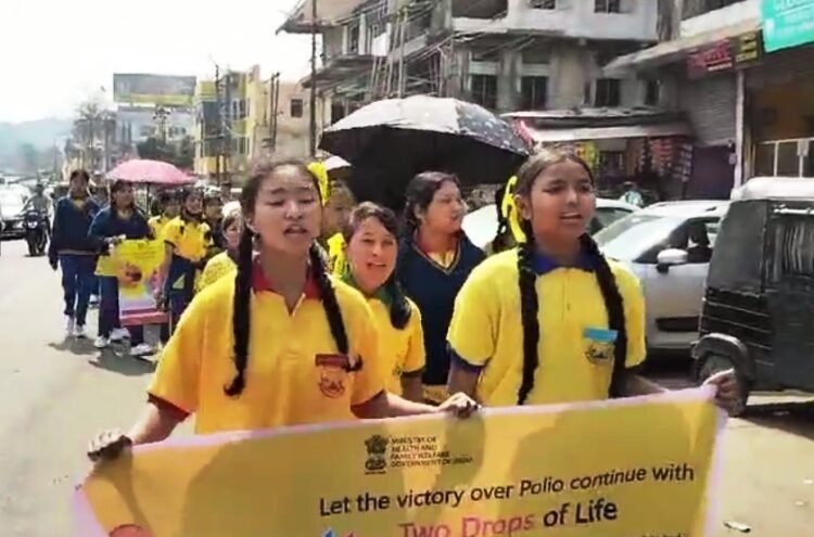 Sensitisation rally on polio organised