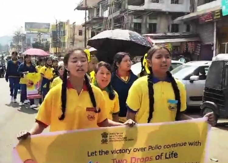 Sensitisation rally on polio organised