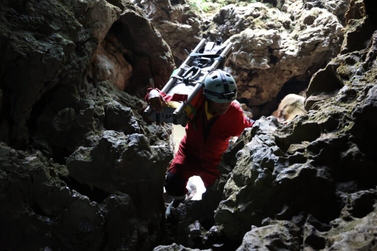 Mock drill on cave evacuation held at Mawmluh Cave