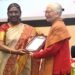 Helen Giri receives Sangeet Natak Academy from President of India