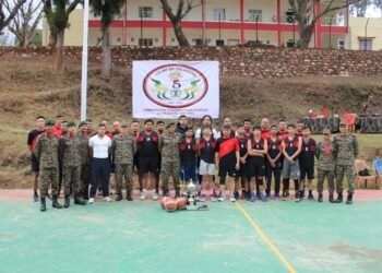 Territorial Army organises basketball match