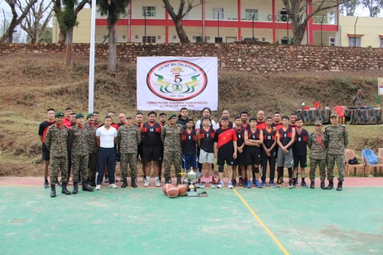 Territorial Army organises basketball match