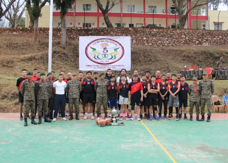 Territorial Army organises basketball match