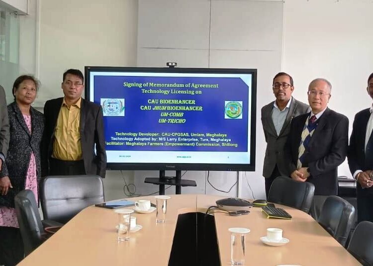 CAU Umiam signs MoU with Tura company for licensing of bioinoculants
