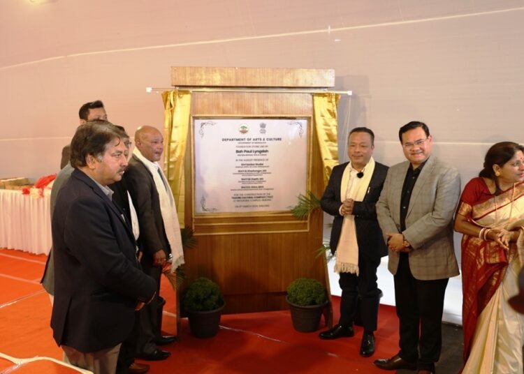 Base laid for Tagore cultural complex in Rilbong