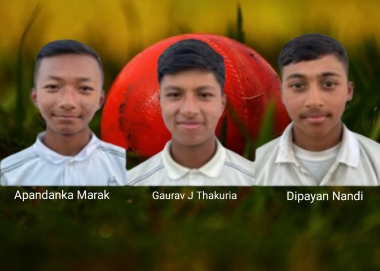 3 Meghalaya boys selected for National Cricket Academy zonal camp