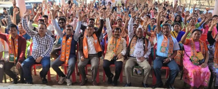 Ri-Bhoi BJP spreads word on Central schemes