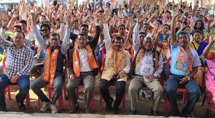 Ri-Bhoi BJP spreads word on Central schemes