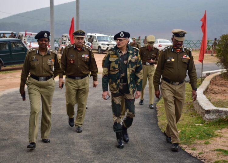 Top BSF officer visits Meghalaya frontier