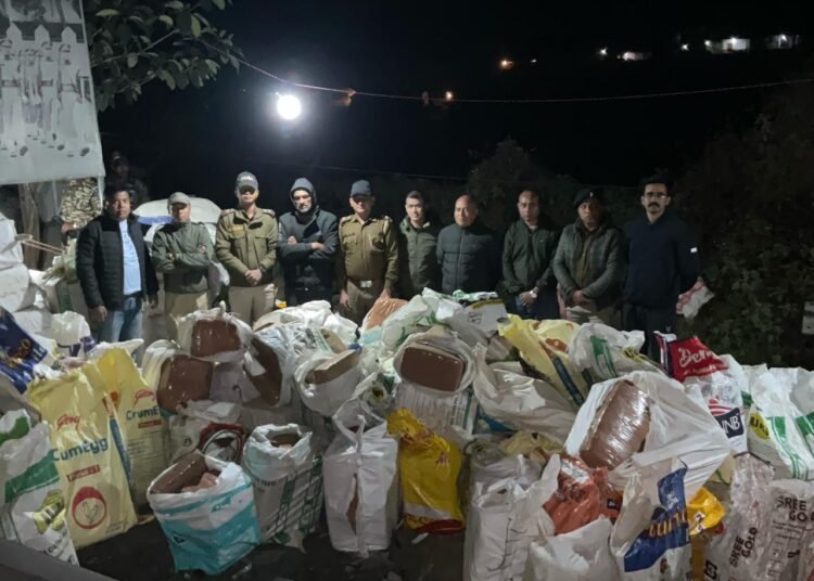 Largest-ever haul of marijuana seized by police at Lad Umsaw