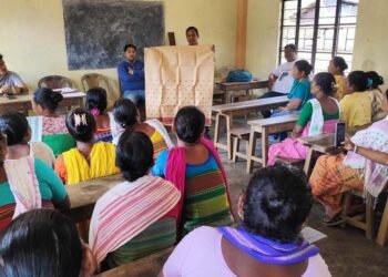 Human elephant conflict-affected women trained on handloom
