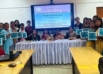 Tura college holds training on play-based learning for kids