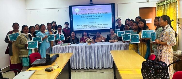 Tura college holds training on play-based learning for kids