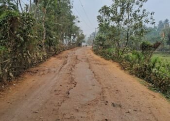 PMGSY road stretch a shambles in WGH