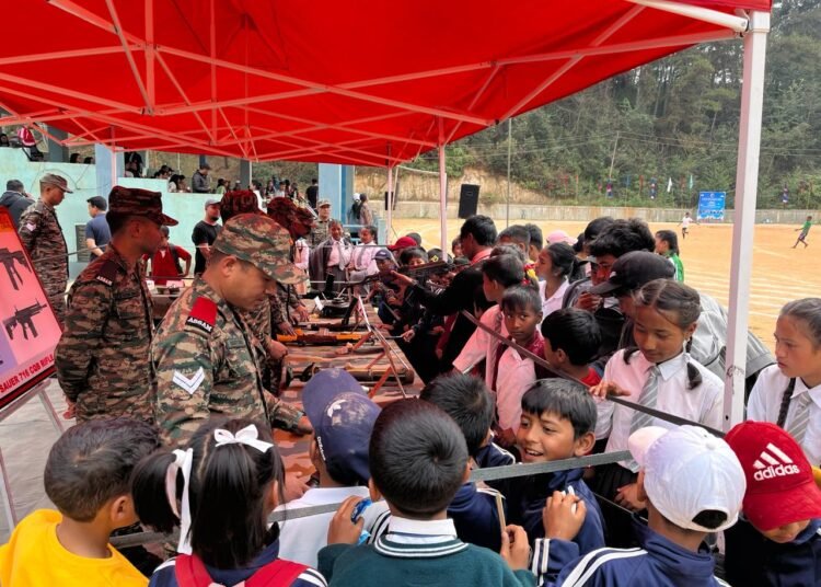 119 Territorial Army showcase weapons