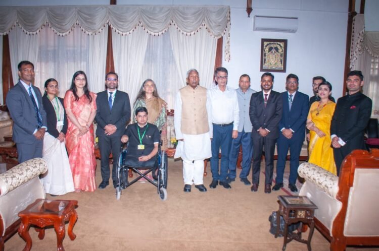 Trainee officers from IIMC calls on Meghalaya Governor