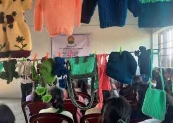 DDUC college holds training on knitting & embroidery