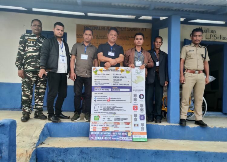 By boat, on foot election officials reach polling booths