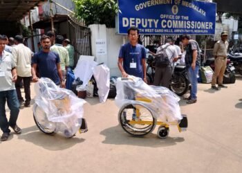 100 wheelchairs for voters with mobility problems