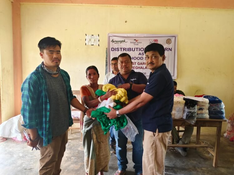 Yarn provided to human elephant conflict-affected women in WGH