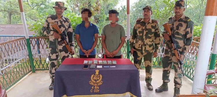 2 locals detained by BSF with lakhs of B’desh currency