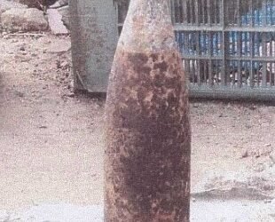 Builders make explosive find