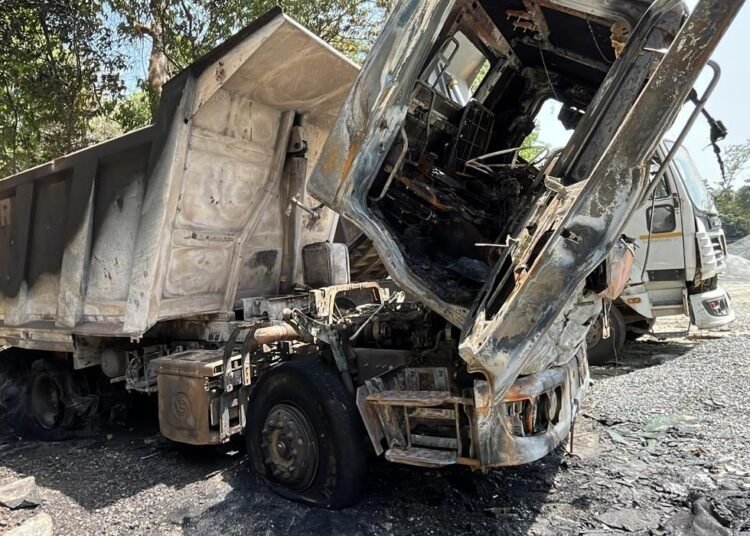 Miscreants burn dumper trucks in WGH