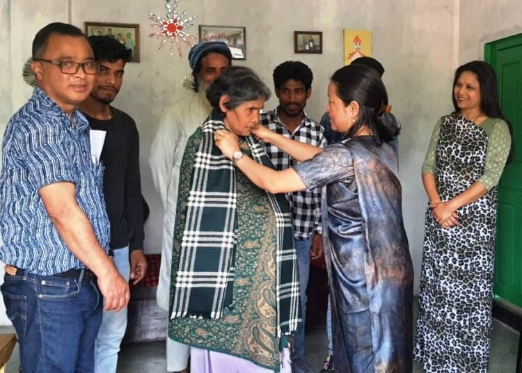 Woman reunited with family after 3-year separation