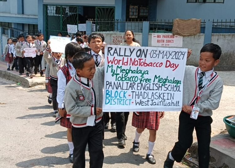 Walk for tobacco free Meghalaya