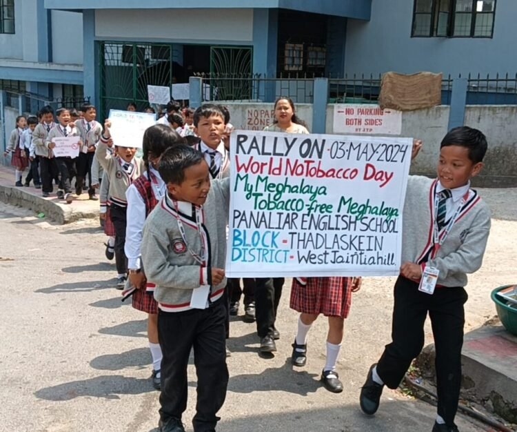 Walk for tobacco free Meghalaya